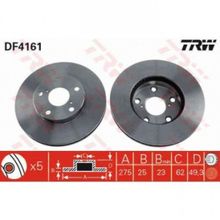 Trw DF4161 Toyota Rav 4 Ön Fren Diski