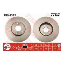 Trw DF4432S Honda Accord Ön Fren Diski