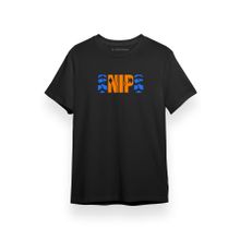 Tshirthane Ahoska Tano Snips Letter Logo Siyah Erkek T-shirt