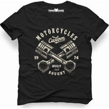 Tshirthane American Costum Built Not Siyah Erkek T-shirt
