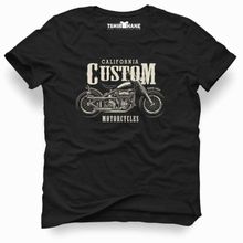 Tshirthane American Costum California Siyah Erkek T-shirt