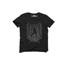 Tshirthane Anime Attack On Titan Eren Jaeger Siyah Erkek T-shirt