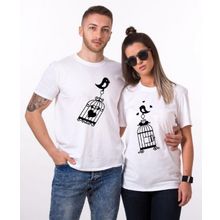 Tshirthane Aşık Kuşlar Sevgili Kombinleri T-shirt Kombini