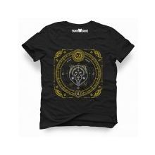 Tshirthane Aslan Burcu Leo Siyah Erkek Tshirt