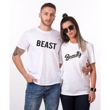 Tshirthane Beast Beauty Sevgili Kombinleri T-shirt Kombini