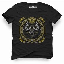 Tshirthane Boğa Burcu Taurus Siyah Erkek Tshirt