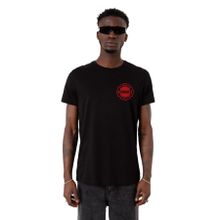 Tshirthane Chicago Fire Logo Siyah Erkek T-shirt
