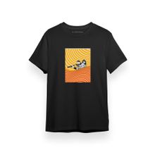 Tshirthane Citadel Yellow Red Lines Siyah Erkek T-shirt