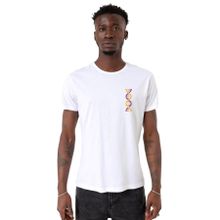 Tshirthane DNA Sarı Kırmızı Beyaz Bisiklet Yaka Erkek T-shirt