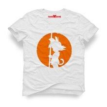 Tshirthane Dragon Ball Son Goku Beyaz Erkek Tshirt