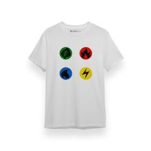 Tshirthane Energy İcons Beyaz Erkek T-shirt