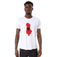 Tshirthane Euro 24 Albania Beyaz Erkek T-shirt