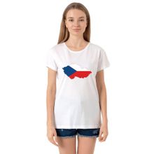 Tshirthane Euro 24 Czech Bisikletyaka Kadın Beyaz Sweatshirt