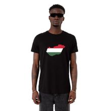 Tshirthane Euro 24 Hungary Siyah Erkek T-shirt