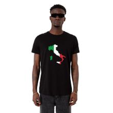 Tshirthane Euro 24 Italy Siyah Erkek T-shirt