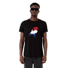 Tshirthane Euro 24 Netherlands Siyah Erkek T-shirt