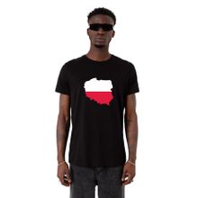 Tshirthane Euro 24 Poland Siyah Erkek T-shirt