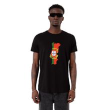 Tshirthane Euro 24 Portugal Siyah Erkek T-shirt