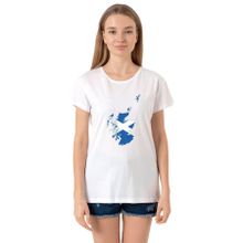 Tshirthane Euro 24 Scotland Bisikletyaka Kadın Beyaz Sweatshirt