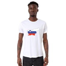 Tshirthane Euro 24 Slovenia Beyaz Erkek T-shirt