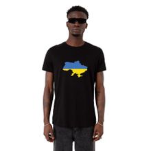 Tshirthane Euro 24 Ukraine Siyah Erkek T-shirt