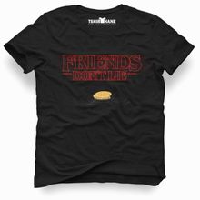Tshirthane Friends Dont Lie Siyah Erkek T-shirt
