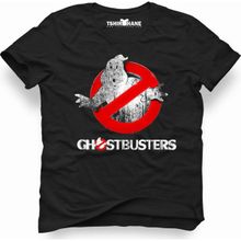 Tshirthane Ghostbusters Logo Black Siyah Erkek Tshirt