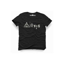 Tshirthane H P Always Baskılı Siyah Erkek T-shirt