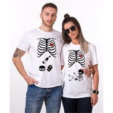 Tshirthane İskelet Bebek 2'li Sevgili T-shirt
