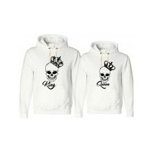 Tshirthane King Queen Kurukafa 2'li Sevgili Sweatshirt