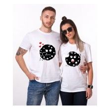 Tshirthane Kurabiyelerin Aşkı 2'li Sevgili T-shirt