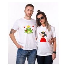 Tshirthane Kurbağa Prenses 2'li Sevgili T-shirt