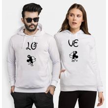 Tshirthane Lo Ve Öpücük Mause Sevgili Kombinleri Sweatshirt Kombini