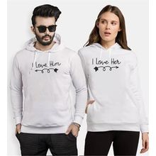 Tshirthane Love Her Love Him Sevgili Kombinleri Sweatshirt Kombini