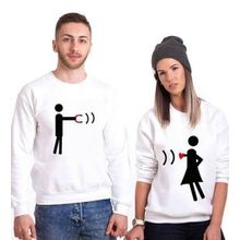 Tshirthane Magnet Heart 2'li Sevgili Sweatshirt