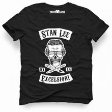 Tshirthane Marvel Stan Lee Excelsion Siyah Erkek T-shirt