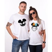 Tshirthane Mause Jack Mause Ölügelin 2'li Sevgili T-shirt
