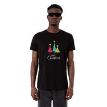 Tshirthane Merry Christmas Siyah Erkek T-shirt