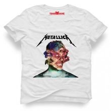Tshirthane Metallica Album Hardwired To Self Destruct Beyaz Erkek T-shirt