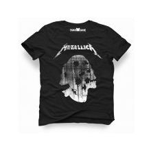 Tshirthane Metallica Skull Siyah Erkek T-shirt