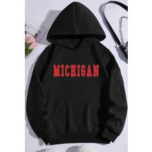 Tshirthane Michigan Baskılı Unisex Sweatshirt