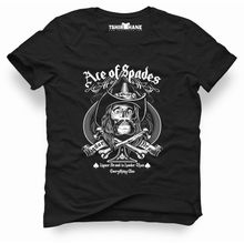 Tshirthane Motörhead Ace Of Spades Kurukafa Siyah Erkek T-shirt