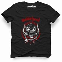 Tshirthane Motörhead Logo Siyah Erkek T-shirt