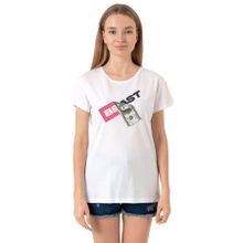Tshirthane Mr Beast Dollar Bill Beyaz Kadın Bisikletyaka T-shirt