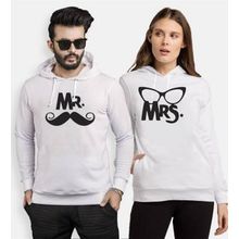 Tshirthane Mr. Mrs. Bıyık Gözlük 2'li Sevgili Sweatshirt
