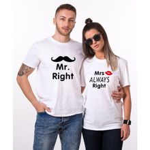 Tshirthane Mr. Mrs. Fare 2'li Sevgili T-shirt