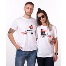 Tshirthane My Heart Only Beats For You 2'li T-shirt
