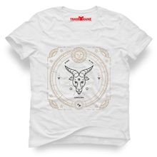 Tshirthane Oğlak Burcu Capricorn Beyaz Erkek T-shirt