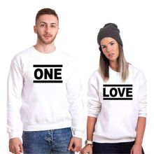 Tshirthane One Love 2'li Sevgili Sweatshirt