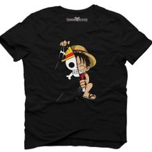 Tshirthane One Piece Curtain Perde Siyah Erkek T-shirt